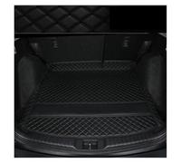 Bac De Coffre De Voiture Tapis Sol Coffre Voiture en Cuir pour 7 Sièges Uniquement Doublure Coffre Tapis Sol Compartiment Chargement pour Skoda pour Kodiaq 2017 2018 2019(All Black)