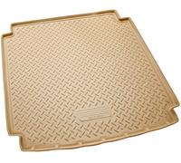 Recambo Bac de coffre en caoutchouc de qualité supérieure pour Mercedes Classe M | Type W164 | année de construction 2005-2011 | Ajustement parfait avec bordure | Beige
