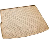 Bac de coffre en caoutchouc pour VW Touareg II 2010-2018 | Climatisation 4 zones | BEIGE