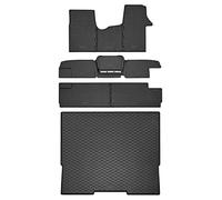 Bac de coffre et tapis de sol, en caoutchouc, sur mesure, pour Opel` Vivaro B de 2014 à 2019 L2, avec housse de protection de voitureq