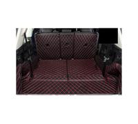 Bac de Coffre pour Benz pour GLB 180 200 220d 250 2020 7 Sièges Tapis Démarrage Durables Doublure Chargement Tapis Coffre Voiture Spécial Tapis Coffre(Black with Red)