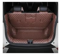 Bac de Coffre pour BYD, pour Dauphin, pour Mini 2025 Tapis Coffre Voiture en Cuir, Couverture Complète, Doublure Chargement, Accessoires Tapis de Coffre(Coffee F)