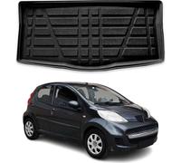 Bac de coffre pour Peugeot 107 2007-2014 5 portes caoutchouc TPE noir
