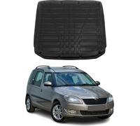 Bac de coffre pour Skoda Roomster 2007-2015 Caoutchouc TPE noir