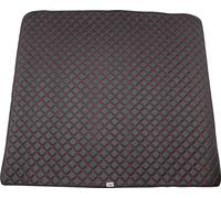 Bac de coffre Tapis de coffre en cuir PU pour Jeep Cherokee 2013-2019 Noir Rouge