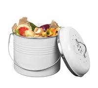 Bac de compost de cuisine suspendue - seau de déchets alimentaires, poubelle de porte de l'armoire | Conception de couvercle de la couche déodorante pour la gestion, un récipient résistant à l'humidit