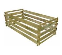 Bac de compostage - vidaXL - 180x90x90 cm - Bois de pin imprégné - Résistant à la pourriture - Montage facile Vert G