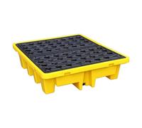 Bac de confinement modulaire, Palette de confinement des déversements for fûts(1300x1100x300mm)