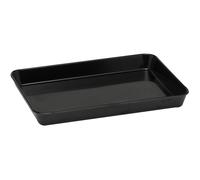Bac de conservation en mélamine pour viande et aliments, 350 x 250 x 40 mm, noir
