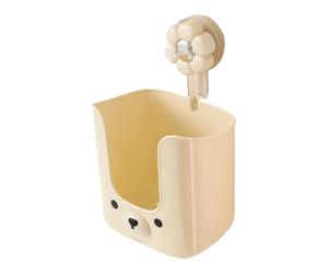 Bac de douche de salle de bain - Organisateur de tasse d'aspiration | Organisateur de rangement du panier de douche mural | Chasse des lingettes humides murales tasse d'aspiration de tiroir