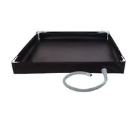Bac De Douche Extérieur 31,5x31,5x3,94 Pouces | Plateau De Douche Extérieur Basin Bain Dépliable avec Conduite De Vidange pour Camping Caravaning Randonnée Imperméable Usage Voyage Spa