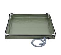 Bac De Douche Pliable Bassin Extérieur avec Enclos pour Douche de Camping