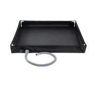 Bac de douche portable, base de camping pliable, design de seau d'eau multifonctionnel, doublure imperméable compacte, bassin à installation rapide pour voyage, camping-car, plage, tente, bain, femme