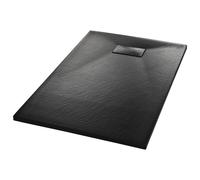 Bac de douche SMC Noir 100 x 80 cm