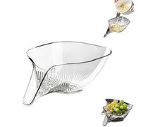 Bac De Drainage,Panier De Vidange Multifonctionnel,Drainage Basket Funnel,Multi-Functional Drain Basket,Multifunctional Fruit Vegetables Draining Bowl,Drainage Basket Funnel,Kitchen Sink Drain Basket,