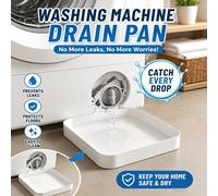 Bac de drainage pour machine à laver, boîte de récupération d'eau, bac anti-fuite pour lave-linge à tambour, protection du sol 1set