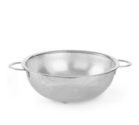 Hendi — Passoire de cuisine ronde en inox ø285×(H)115 mm, perforée avec base et 2 poignées