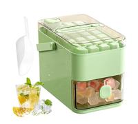 Bac de glace de congélateur - 21x13x15cm Maker de libération facile, outil de boisson à grande capacité | Congélateurs ices avec couvercle, cube de cuisine pour les cocktails de jus de vin Smothies,