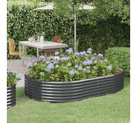 Bac de Jardin Élevé en Acier Émaillé - Un Superbe Planteur Extérieur vidaXL vida