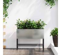 vidaXL Bac de jardin surélevé Jardinière terrasse moderne Cache-pot d'extérieur