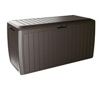 Bac de jardinage 290 litres Prosperplast Boxe Planche en plastique de couleur ocre foncé 116,6 x 47 x 59,5 cm