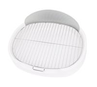 Bac de Pot de Chien, Toilettes de Chiot Intérieure avec Gardien de Gardien Amovible Porte-coussinet pour une Formation à la Maison dans les Appartements Petits Espaces (WHITE)