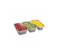Bac de Présentation Extérieur pour Buffet GN 1/3 - H 65 à 100 mm - Pujadas - 65 mm250 cl inox
