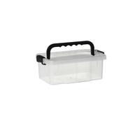 Bac de rangement avec couvercle et poignée 11,5 litres