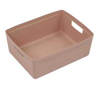 Bac de rangement avec poignées 20 litres - Rose