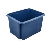 Bac de rangement bleu en plastique 30 litres