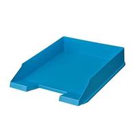 Bac de rangement de bureau - HERLITZ - 50033966 - Plastique - Bleu - Format A4 - Empilable