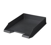 Bac de rangement de bureau HERLITZ - Plastique - Noir - A4