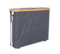 Bac de rangement de grande capacité pouvant contenir jusqu'à 24 rouleaux de rangement de salle de bain portable pour un petit gain de place en tissu Oxford