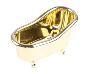 Bac de rangement en forme de baignoire pour bijoux, cosmétiques, grande capacité, mini organiseur étanche, facile à nettoyer, boîtes de rangement décoratives robustes pour filles, femmes, adultes