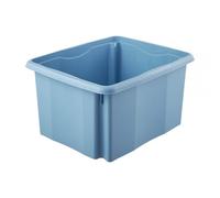 keeeper Boîte de Rangement avec Système d’Empilage, 24 l, 41 x 34,5 x 22 cm, Emil Eco Line, Bleu (Eco Sky Blue)