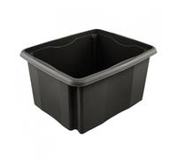 Bac de rangement en plastique 24 litres - Gris Foncé