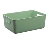 Bac de rangement en plastique élégant Taille M - Vert