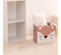 Atmosphera for Kids - Boîte de Rangement Enfant "Biche" 29x29cm Rose Rose G