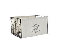 Bac de Rangement "Mon Petit Bazar" 38cm Noir Noir G