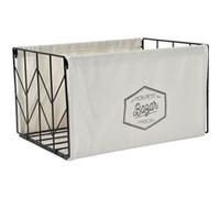 Bac de Rangement "Mon Petit Bazar" 38cm Noir Noir G