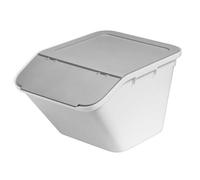 Bac de rangement ou tri avec couvercle incliné 37 litres