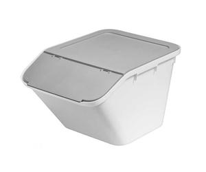 Bac de rangement ou tri avec couvercle incliné 37 litres