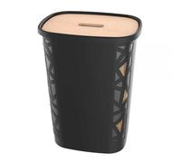 Coffre à granulés XL pour 45 kg de pellets Jura Montania - 49,5 x 37,9 x 66,4 cm - Eda Noir G