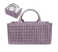 Bac de rangement pour chambre d'enfant, rangement portable pour couches - Panier organisateur de couches pour bébé | Panier de douche pour bébé, organisateur de caddie à avec poignées pour sto