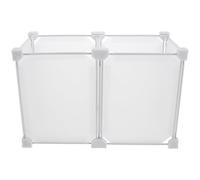 Bac de Rangement pour Congélateur Coffre en Plastique Blanc, Séparateur