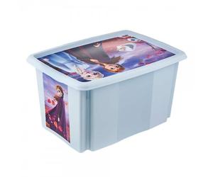 Bac de rangement Reine des Neiges avec couvercle - 45 Litres