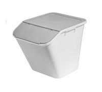 Smartstore Bac de rangement/tri Grand 51 L avec couvercle incliné empilable