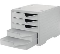 bac de rangement styro ( 9000493475 ) 5 tiroirs gris/gris
