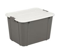 Bac de rangement Velur 30 L gris BRANQ