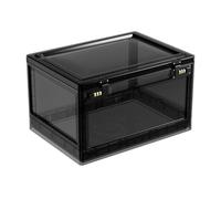 Bac de rangement verrouillable - Boîtes verrouillables pour réfrigérateur, grande capacité, empilables, transparentes, multifonctionnelles, boîte de rangement verrouillable pour la nourriture, les